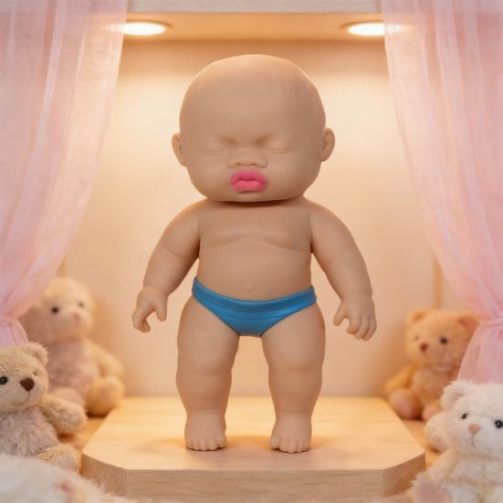 Slow Rising Babies Squeeze Toy Stress Anxiety Relieving Mini Baby Squeeze Toy Soft Stretchy Relaxation Stress Ball Fidget Toy