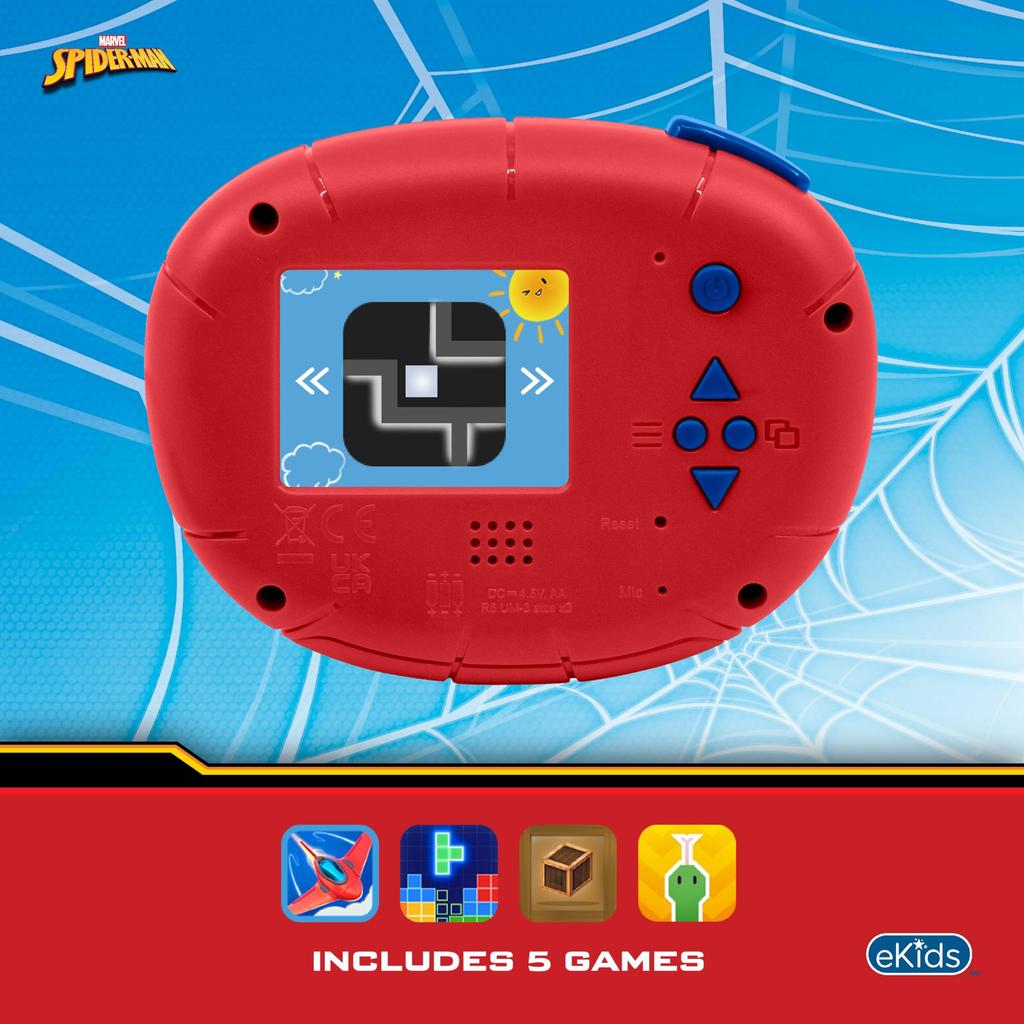 EKIDS Spider-Man Kids Camera with 1080p Video, 2-inch Screen, SD Card Included (Kids Digital Toy for Photos and Videos)