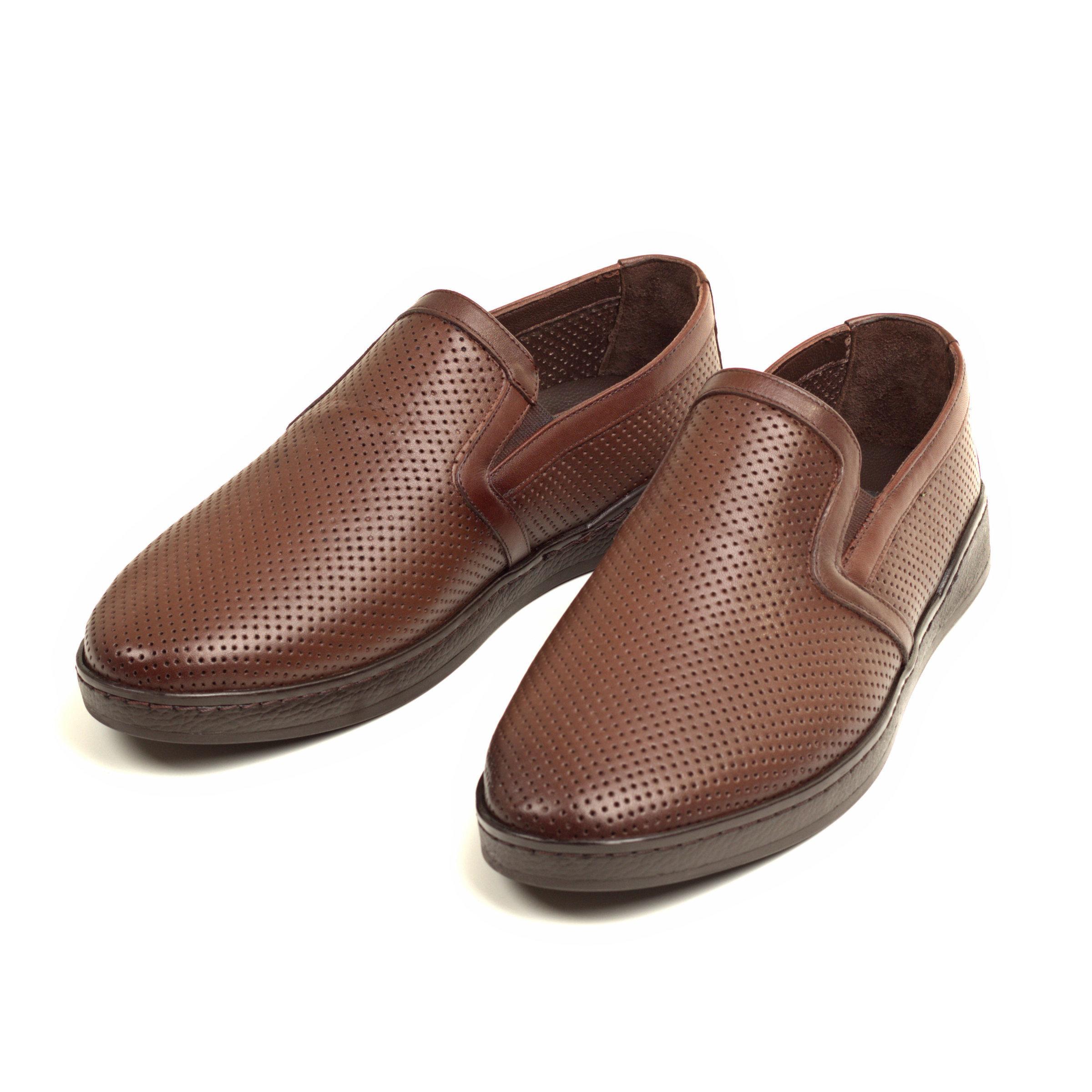 

Повседневные лоферы без шнуровки из натуральной телячьей кожи