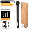 High-Pressure Portable Mini Bicycle Pump with Gauge Schrader Presta Valve Air Inflator for Bike Air Shock Pump