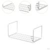 Rack Bathroom Non-Punching Iron Storage Sturdy Spice Closet Basket Organizer for