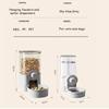 Pet Cage Hanging Water Dispenser Cat Dog Automatic Water Fountain Feeder Cage Pet Food Bowl
