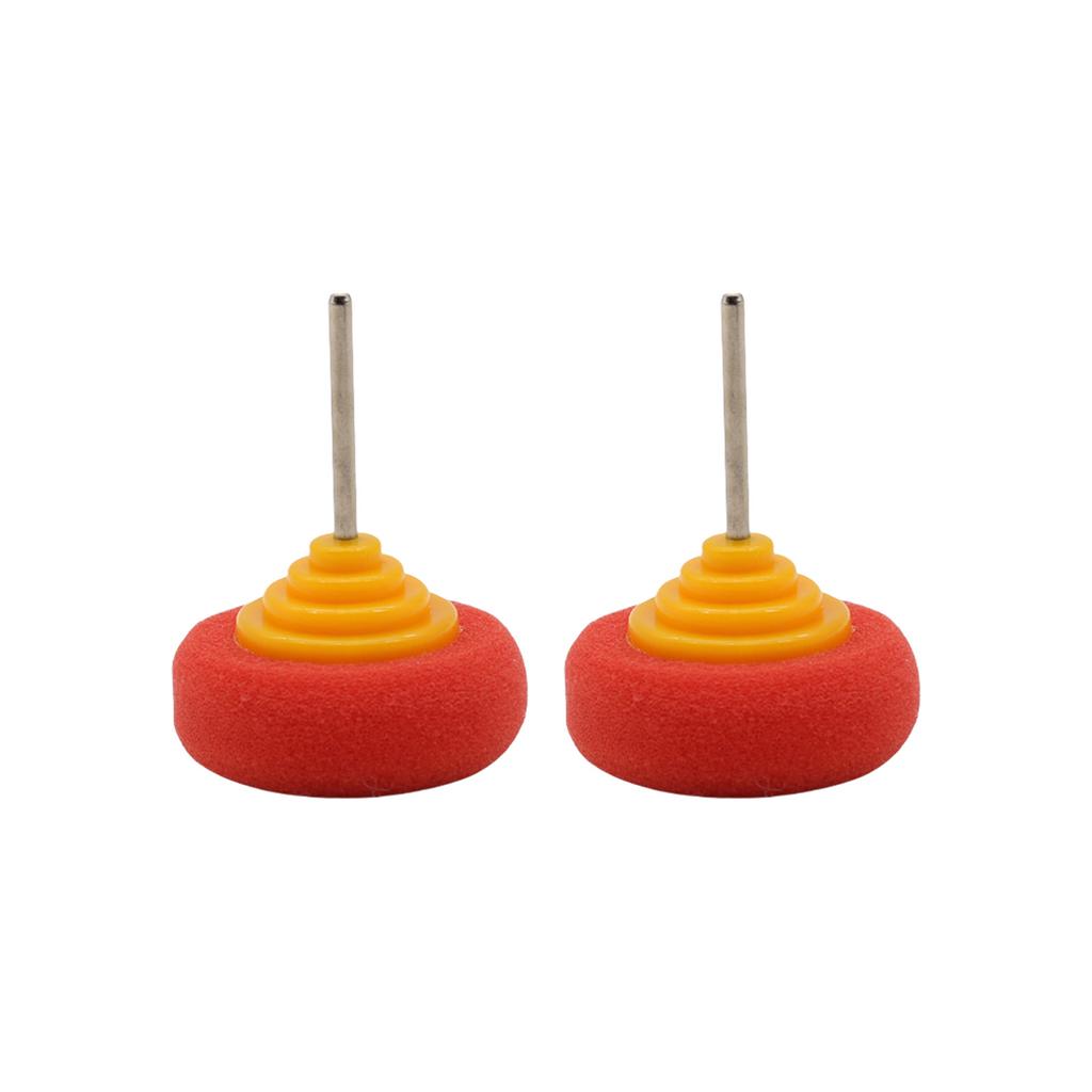 Pack mit 2 Hochdichte Schwamm-Polierpads für Autoräder und Oberflächen Bohraufsatz für Autopflege Präzise Arbeit