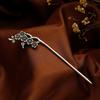 Chinese Style Flower Hair Sticks Headwear Plum Blossom Long Straight Hair Stick for Women Girls and Hairdressing Salon