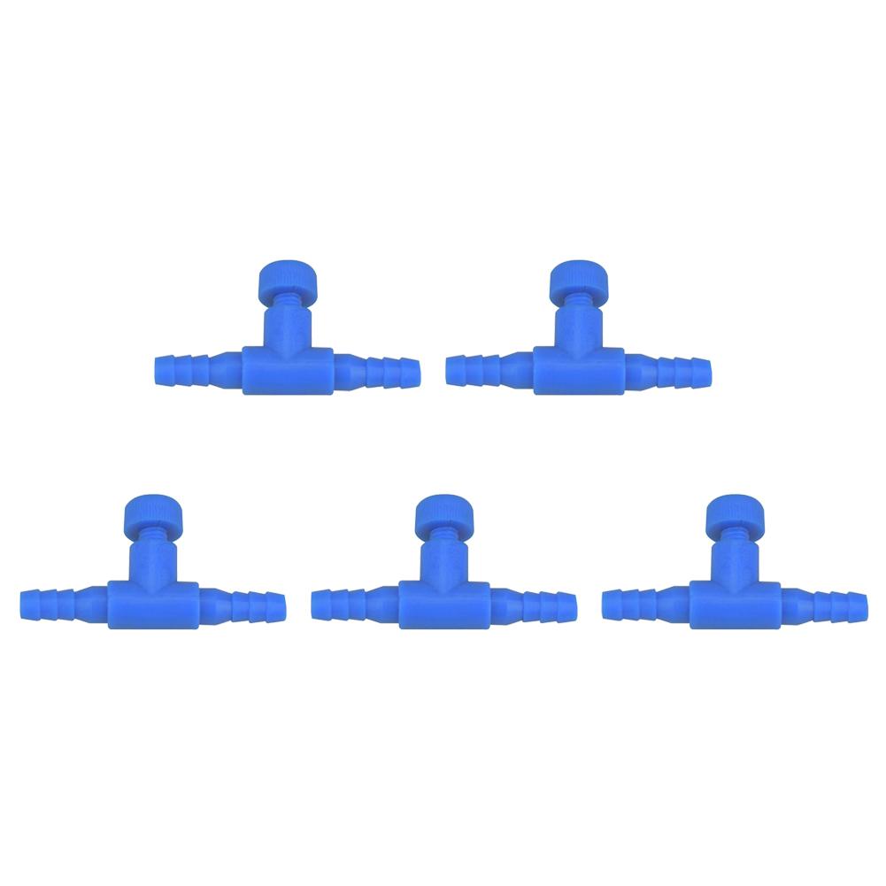 Vanne de pompe oxygénée Aquarium Aquarium Régulateur d'air Interrupteur pour tuyau 4 mm