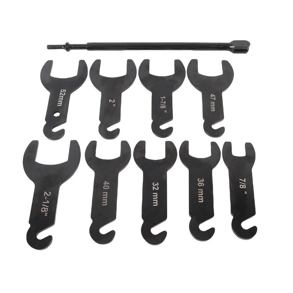 10 Stück Pneumatischer Lüfterkupplungs-Schlüssel-Satz 45 Kohlenstoffstahl Effizient Tragbar Kupplung Lüfter Demontage Werkzeugsatz