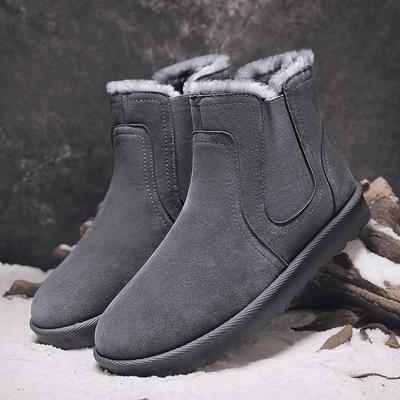 Fashion Winter Snow Boots Men Ug Boots Women Snow Shoes Sneakers High-top Shoes Male Llightweight Snow Furry Warmth Sneakers Men Women