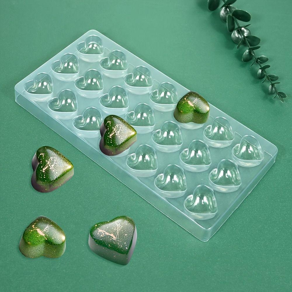 Transparent Chocolate Molds 3D Candy Mould Valentine's Cake Mousse Mould Dessert