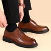 Luxury Brand Lace-Up Non-slip Men Business Black Shoes High Quality Formal Leather Men Dress Shoes Breathable Mens Casual Shoes