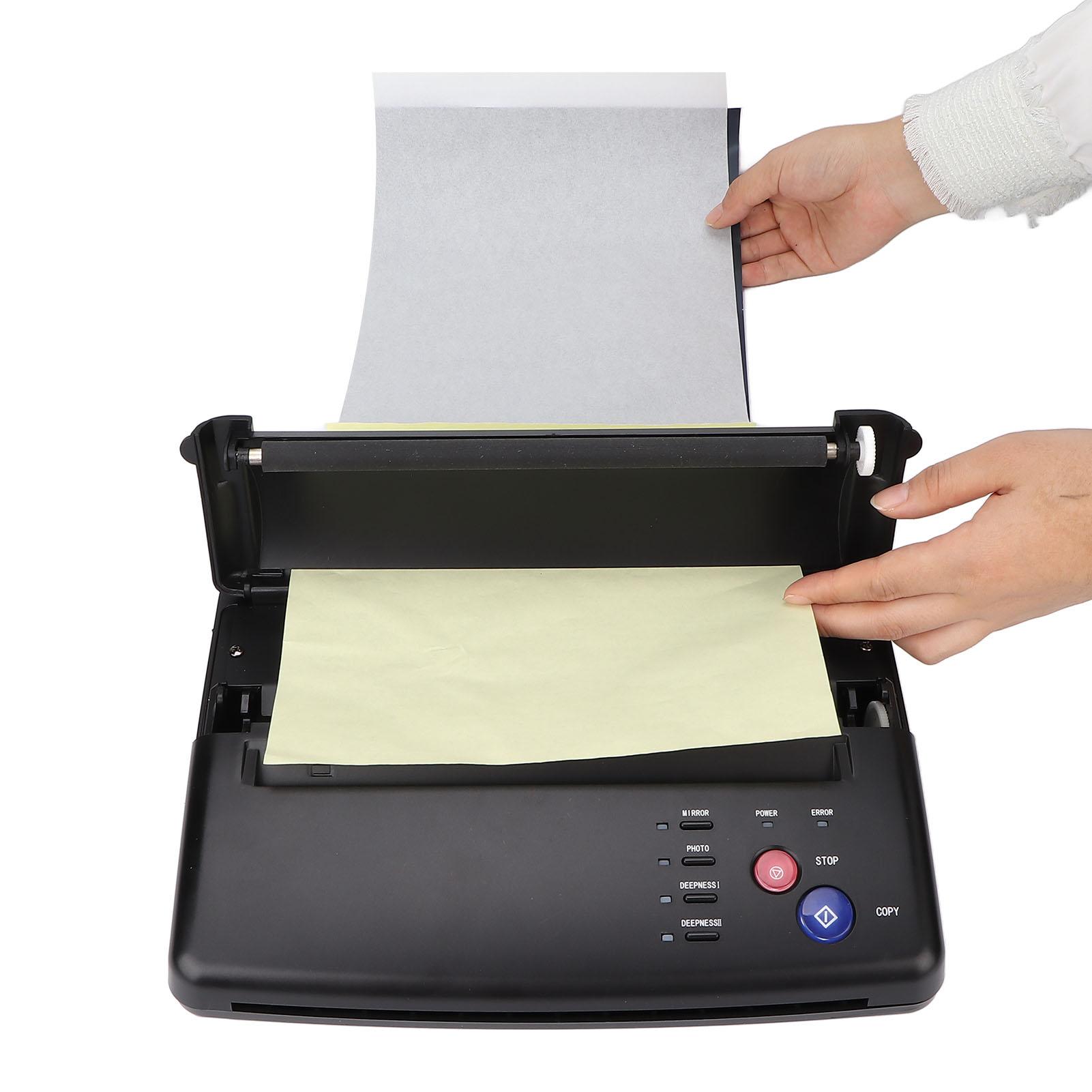 

Машина для переноса трафаретов для татуировок, термокопировальный аппарат с 50 трафаретами для переноса татуировок EU Plug