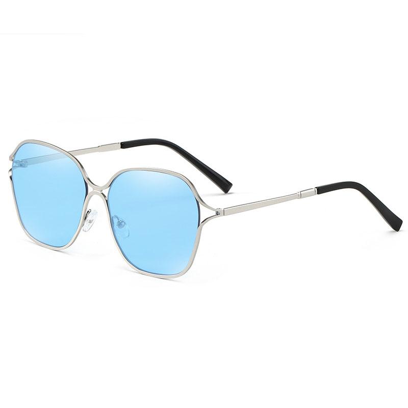 1pc Unisex Vintage Classic Personality Square Metal Frame Hollow Out Design Fashion Sunglasses For Outdoor Vacation Beach
