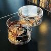 Case Multilayer Jewelry Box Ring Holder Storage Case Rotate Jewelry Boxes Ring Box Earring Storage