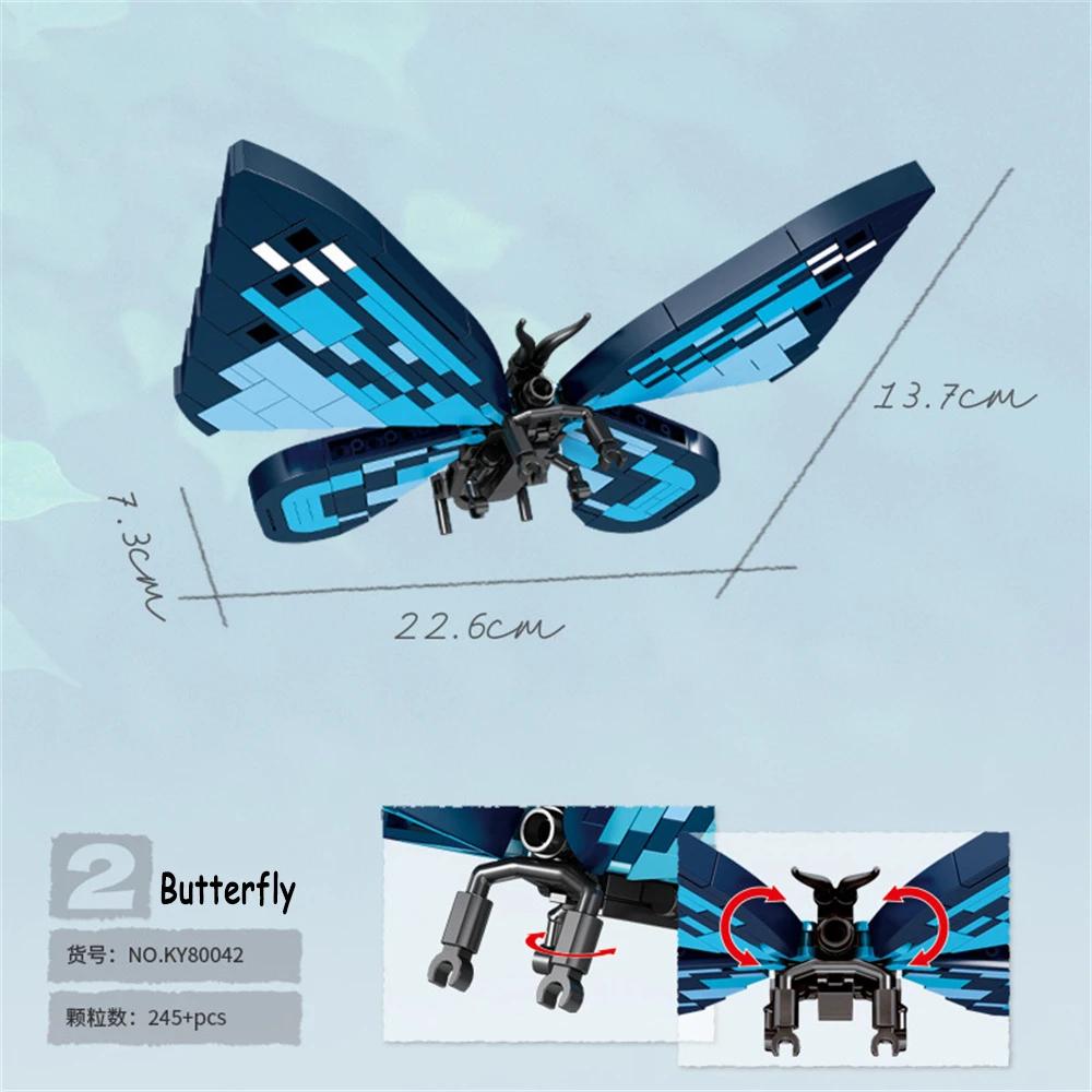 Cicada Insects Building Blocks Toys Set - Long-Lasting Play Party Gift for Kids, Great Collectible Models Caterpillar Cicada