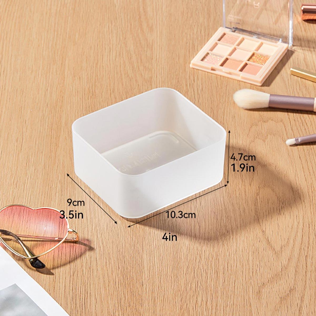 

WORTHBUY Коробка для хранения косметики Органайзер для ящика в спальне Коробки для хранения кистей для макияжа Настольные органайзеры для мелочей и канцелярских товаров