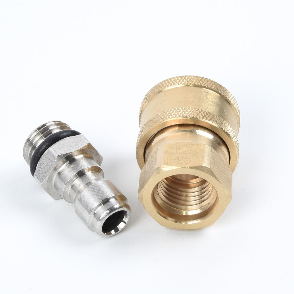 Pressure Washer Quick Connect Adapter Connectors 1/4 Male M22/14 Female