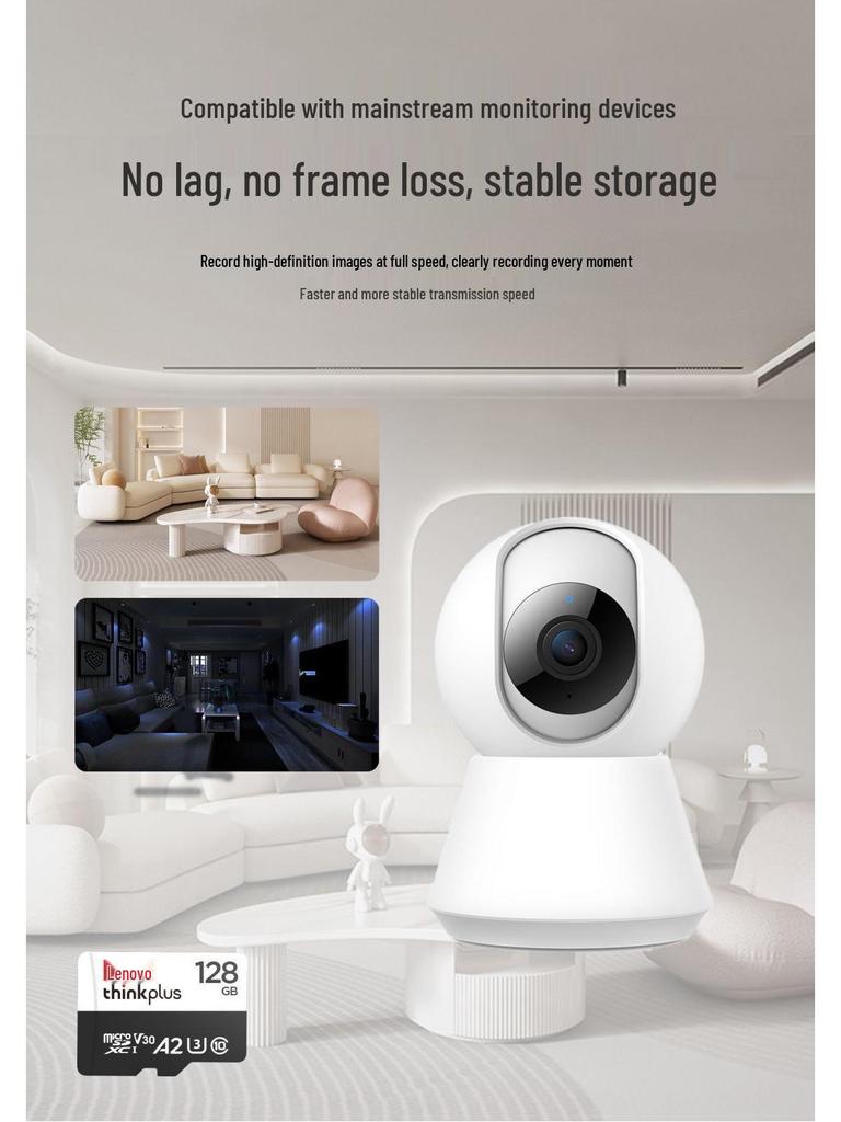 Lenovo 256GB High-Speed SD Card for Cameras and Dashcams