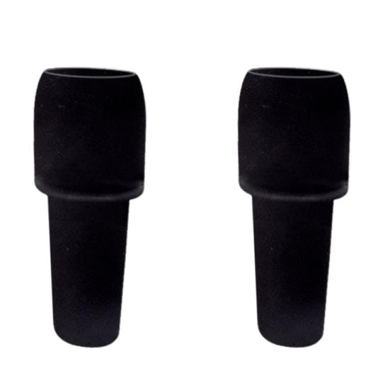 

2 шт. винные пробки для бутылок силиконовые с двойным уплотнением, герметичные чёрный