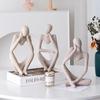 Thinking Style Human Figurine (Set of 3) - Abstract Art, Modern Interior Decoration, Stylish, Compact, Compact, Tabletop, Living Room, Entryway,