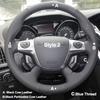 Hand Sewing Steering Wheel Cover For Ford Focus 3 2012-2014 KUGA Escape C-MAX