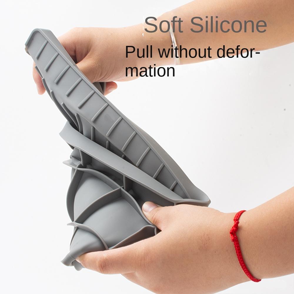 Anti-slip Drain Mat Silicone Kitchen Sink Holder Portable Soap Rack  Farmhouse Decor