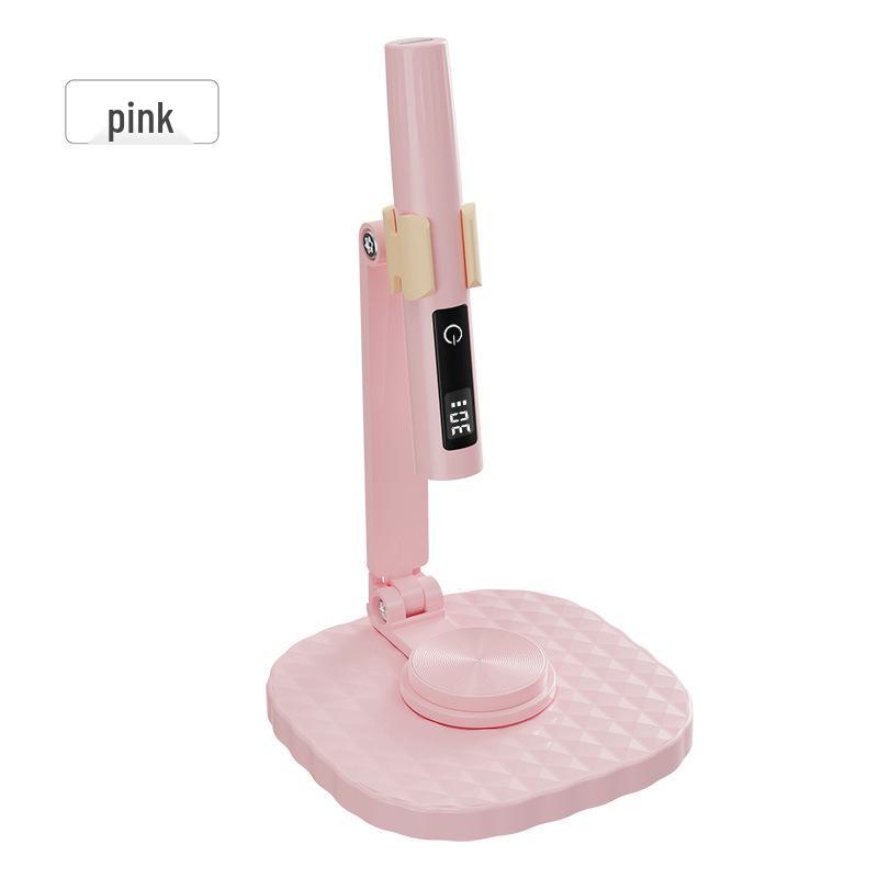 

Portable Quick-Dry Nail Lamp with Stand and LCD Display розовый