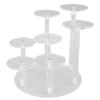 Stojan na košíčky 7patrový vynikající elegantní akrylový stojan pro kosmetiku dezertních šperků