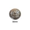 Simple Design Clothes Round Metal Button Handbag Leather Jacket Vintage Style Buttons DIY Crafting Handmade Handicraft