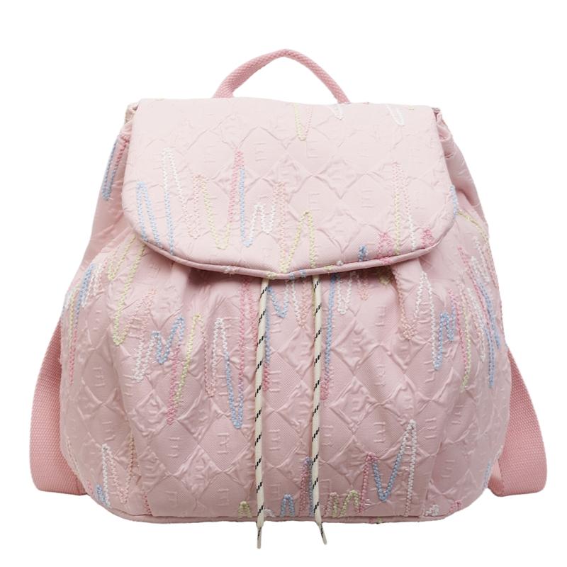 Women's Lightweight Sports Backpack Colorful Embroidered Backpack