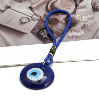 Glasperlen Glücksauge Schlüsselanhänger Blaues Auge Auto Anhänger Glücksauge Anhänger DIY Anhänger
