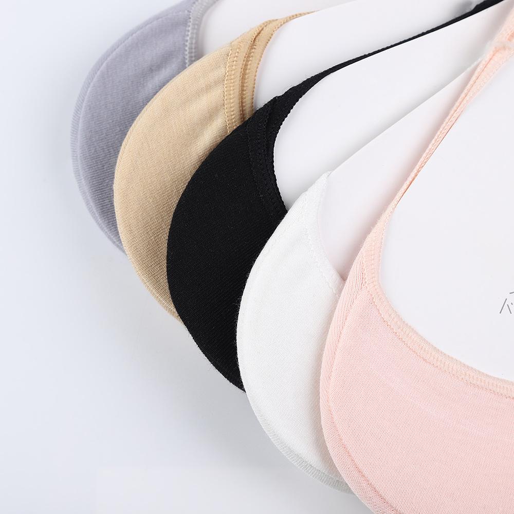 10 Pairs Thin Garter Cotton Boat for Women Forefoot Thickened Pad Shockproof Anti-slip Invisible No-drop High Heel Socks