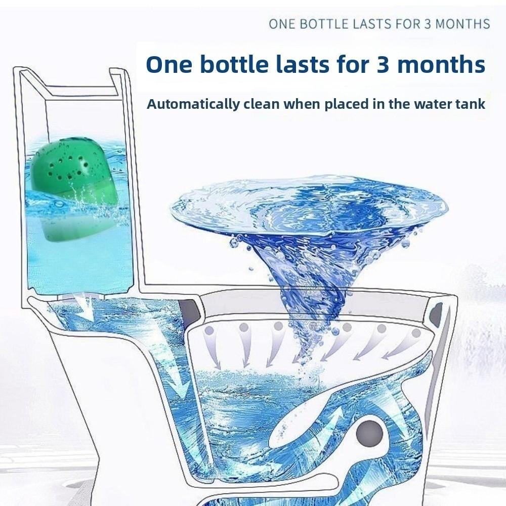 1pcs Deep Cleaning Toilet Deodorizer Ocean Jasmine Peach Toilet Cleaning Stick for Bathroom/House