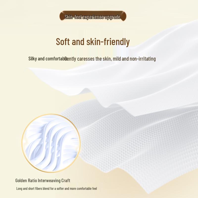 Fresh Breeze Original Thickened Facial Tissues - Pure Quality, Large Pack for Household Use