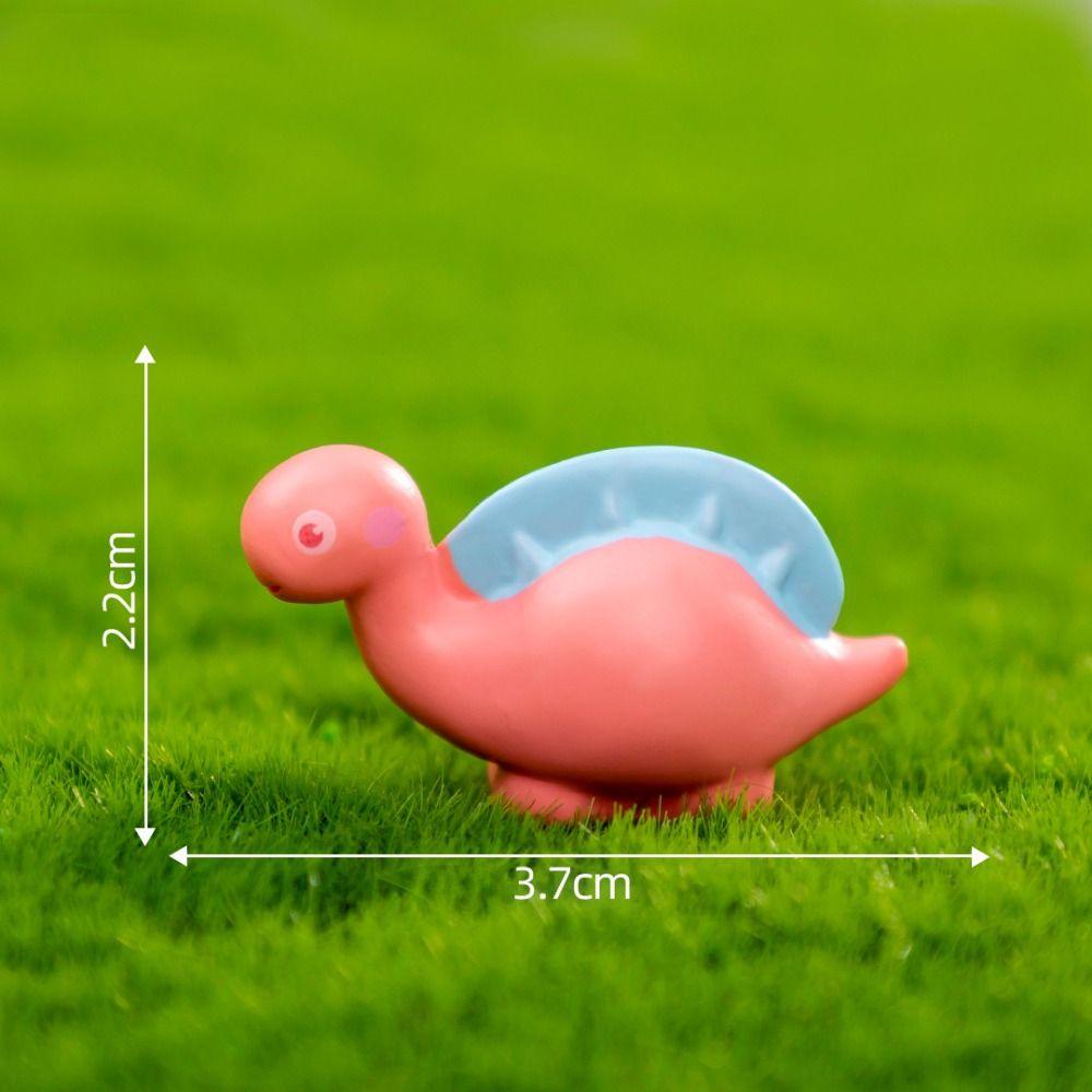 

Simulation Mini Dinosaur Ornament Cartoon Dinosaur Statue Fairy Garden Decorations