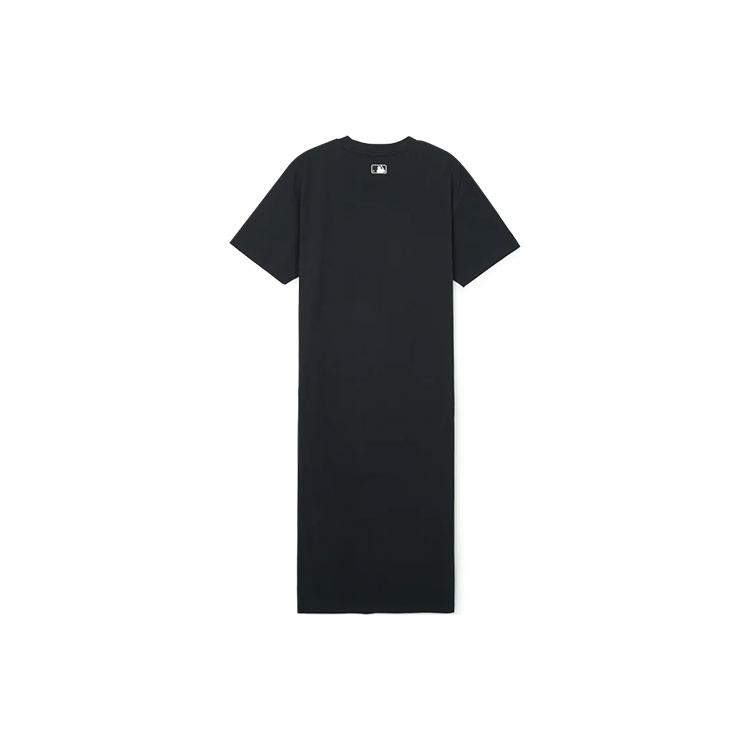 New MLB Short Sleeved Dress Women's Black 3FOPB0243-50BKS
