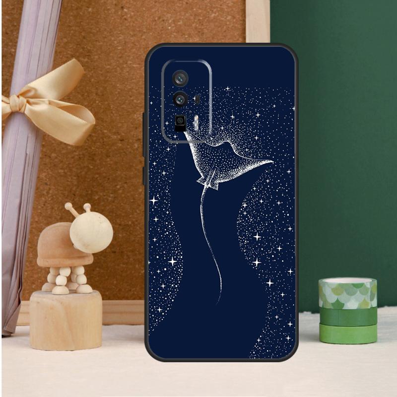 Starry Orca Whale Shark Case For POCO X6 Pro X3 X4 X5 M6 Pro F5 F3 M5s Xiaomi 13T Pro 11T 12T 12 13 14 Ultra Cover