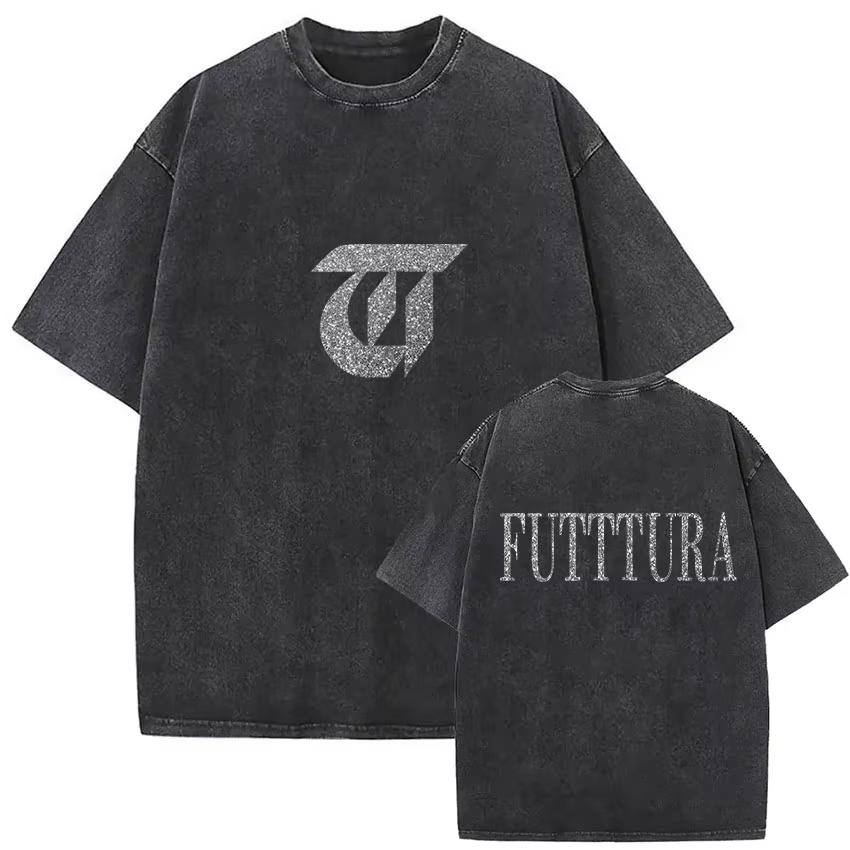A Ella Le Gusta Tini Stoessel Album 2026 Vintage Washed T Shirts Men Women Harajuku Clothing Fashion Trendy Tee