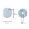 Resin Misty Cylindrical Beads for DIY Necklace Bracelet Earring Craft 10 Pcs