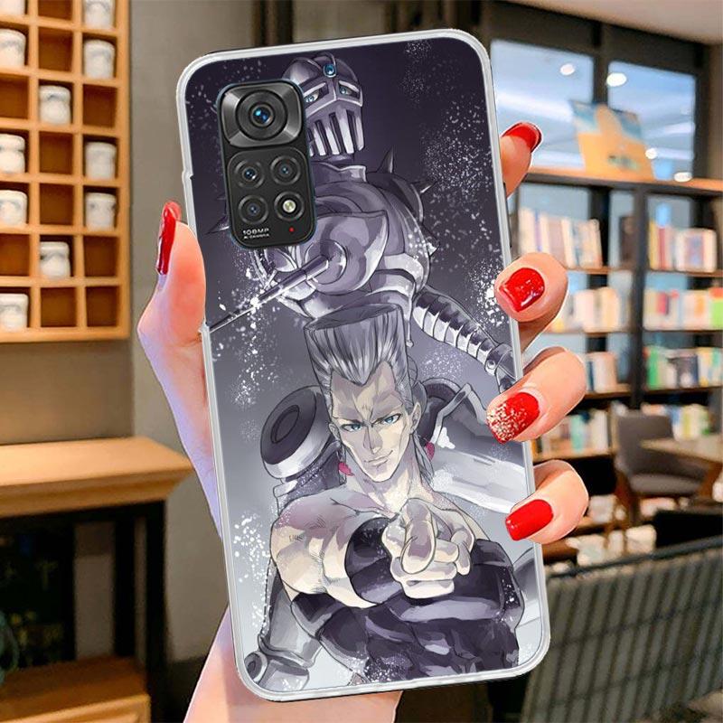 JoJo Bizarre Adventure Cover Phone Case For Xiaomi Redmi Note 15 14 13 12 11 10 Pro Plus 14S 12S 11S 11T 11E 10S Soft Fundas She