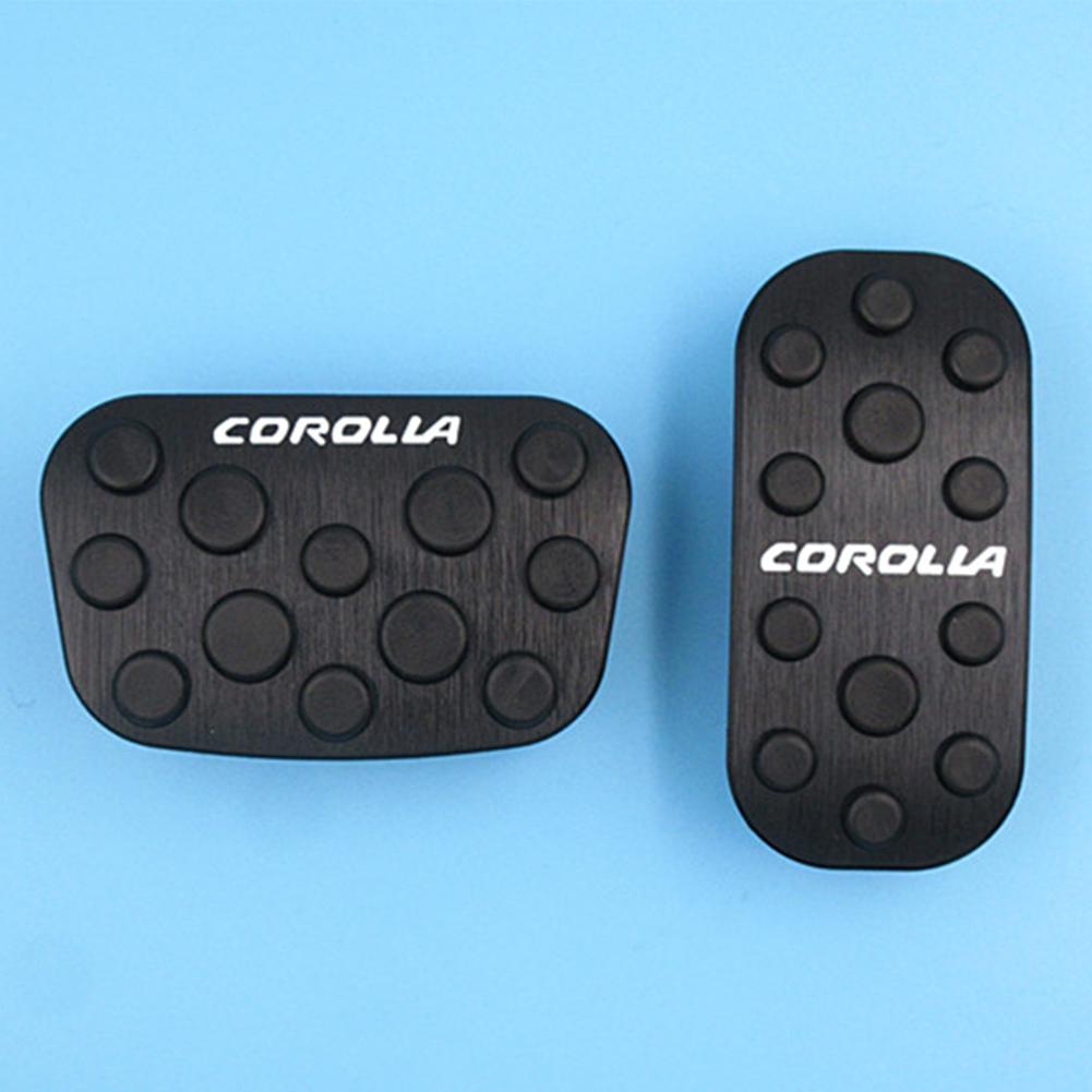 For Corolla Hatchback 2019 AT Blue Foot Gas Brake Pedal Automatic Accessories 2X For Corolla Hatchback 2019 AT Blue Foot Gas Brake Pedal Automatic Accessories 2X