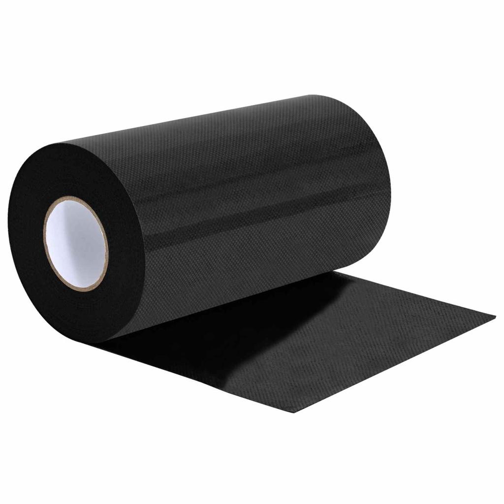 Self Adhesive Artificial Grass Tape Black 10 X 0.15 Cm Non Woven Fabric