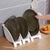 1pc Dish Storage Rack, Kitchen Dish Drain Rack, Plate Storage And Finishing Rack, Tableware Dinner Plate Rack