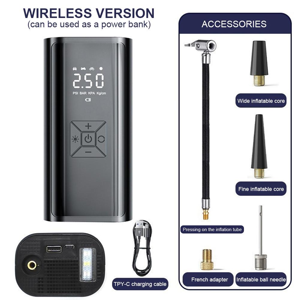 Mini Car Air Compressor 12V 150PSI Portable Car Tire Inflator Smart Digital Inflatable Pump For Car Bicycle Boat Air Pump