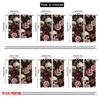 Flat Printing Curtains Gothic Skull Polyester Without Electricity Family Party Suitable Living Room Outdoor Decor Set Of 2 Made
