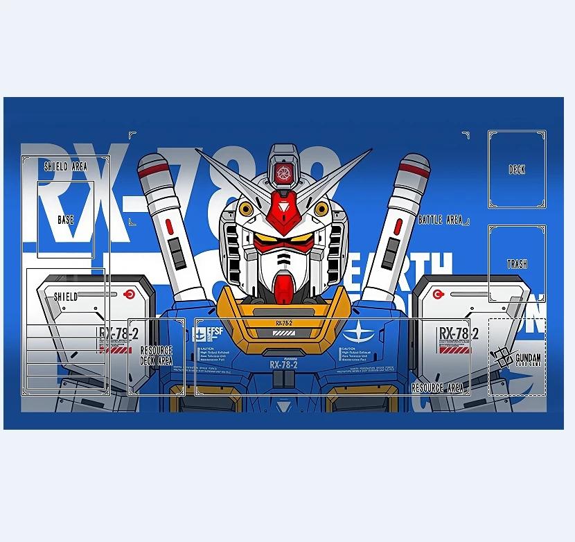 MultiStyle Gundam Anime Collection Gundam Card Game Playmat Nonslip Waterproof Desk Mat