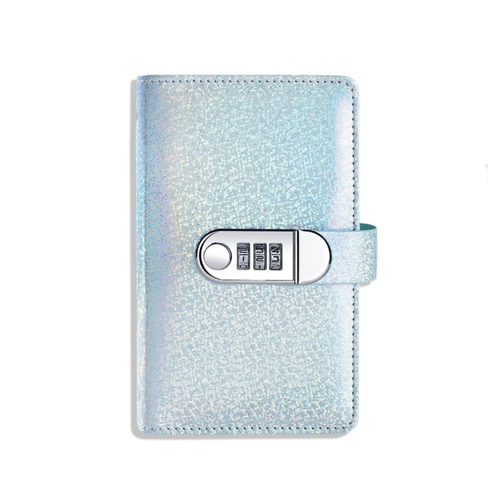 PU Leather Cover Password Lock Saving Notebook Budgeting Education Book  Financial Literacy