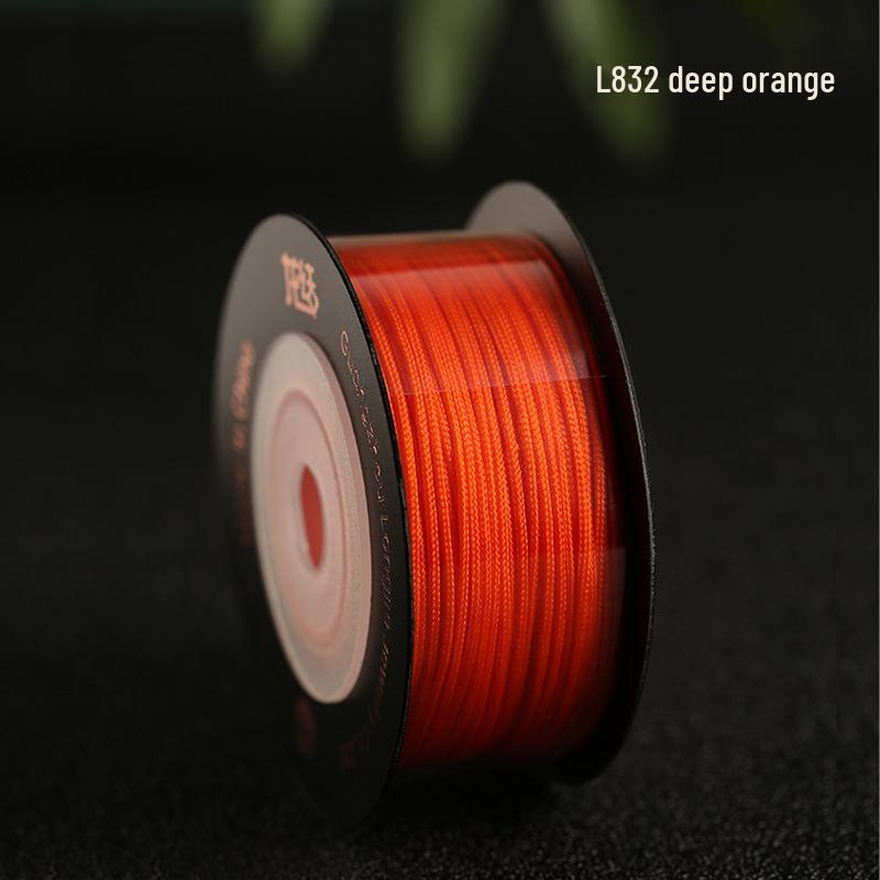 Dragon Knot High-A Jade Thread: Eco-friendly, Colorfast Jewelry Weaving Cord, 79 Colors, Handmade DIY Bracelet Material.