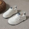 2025 new thick-soled lightweight little white shoes women's spring popular versatile leisure sports women's shoes student height-increasing board sho