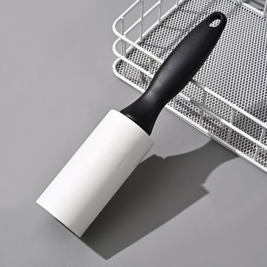 Lint Roller with Removable Adhesive Sheets for Home Use Reusable Handle Sticky Roller for Pet Hair Dust and Fabric Cleaning