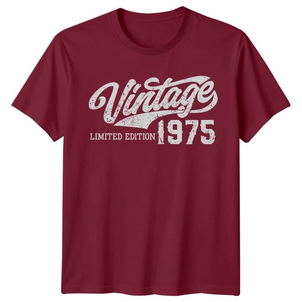 Vintage 1975 Limited Edition 51st Birthday Gift Unisexs TShirt fiftyone Year Old