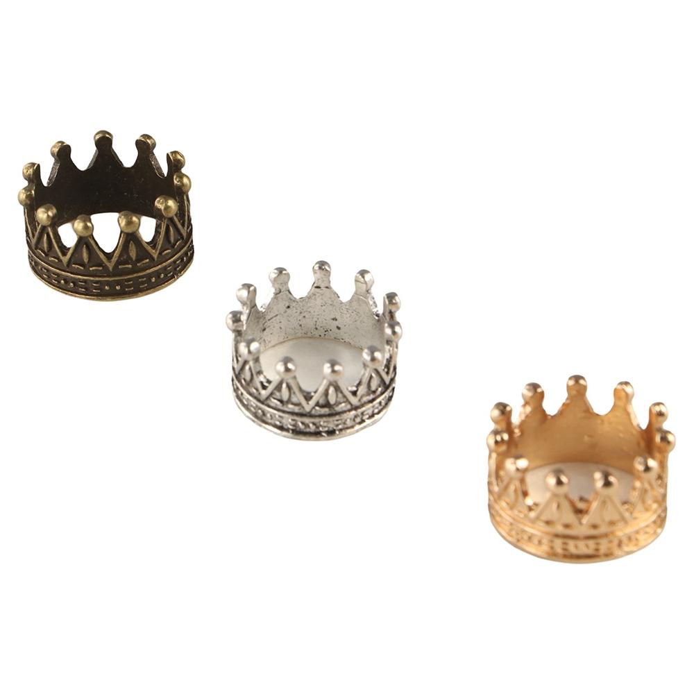 Model Toys Dollhouse Miniature Metal Crown Ornaments Mini Princess Crown Dollhouse  Dollhouse